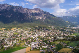 Luftaufnahme Schaan, Liechtenstein Luftbild